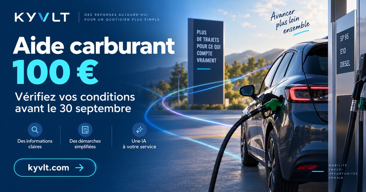 Aide carburant de 100 euros : vérifiez vos conditions avant le 30 septembre